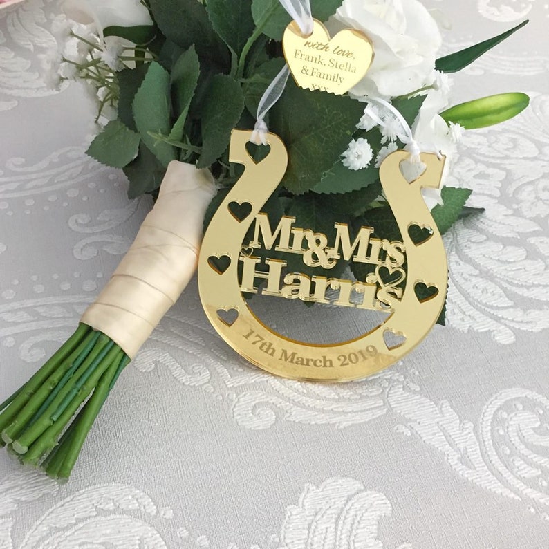 Good Luck Wedding Horseshoe Gift for Bride Wedding Keepsake Etsy