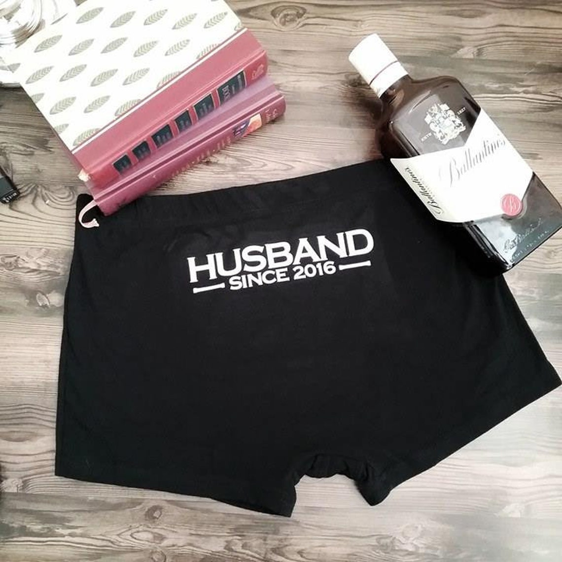 Novelty Husband Since Underwear Funny personalised Groom Etsy