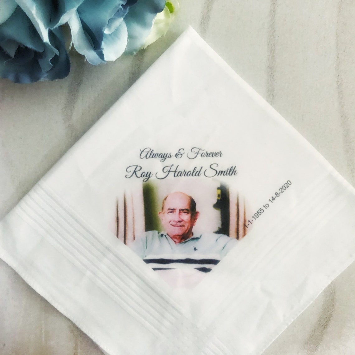Memorial Handkerchief In Loving Memory Gift for Friend | Etsy