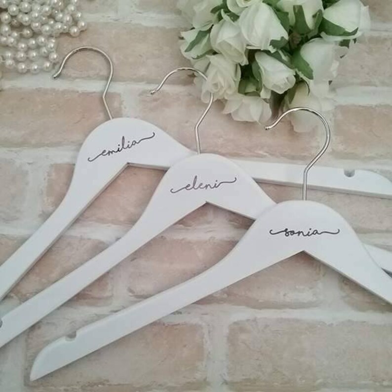 Engraved Wedding Coat Hanger for Bridal Party Bridesmaid Etsy Australia
