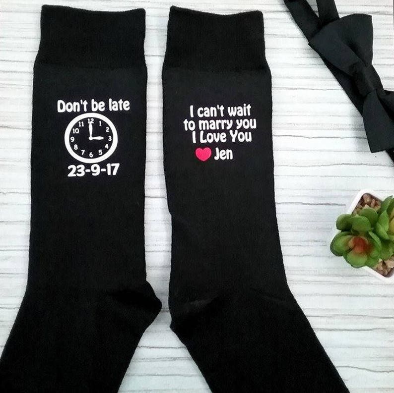Groom Socks Cold Feet Socks Personalised Wedding Socks Etsy