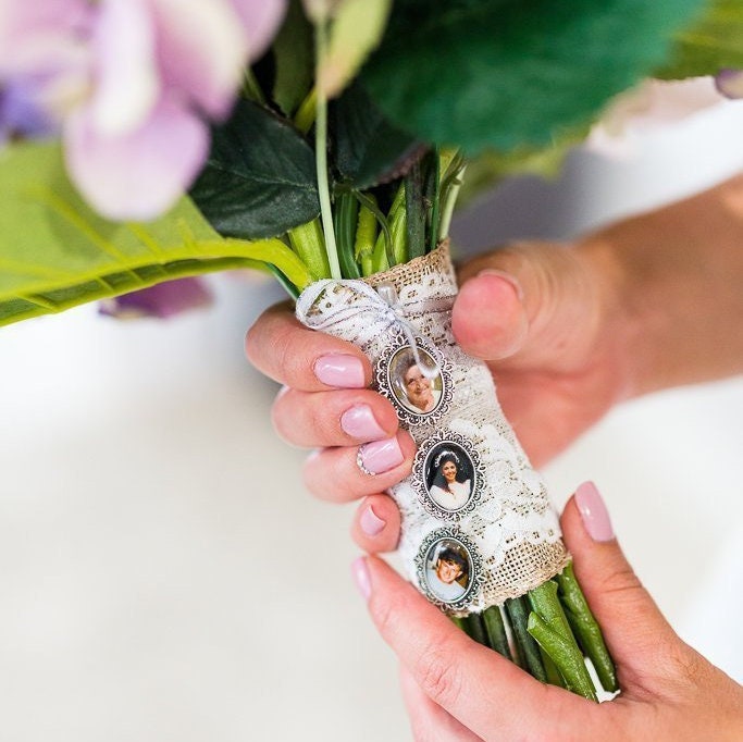 Wedding Bouquet Memory Locket for Bride 
