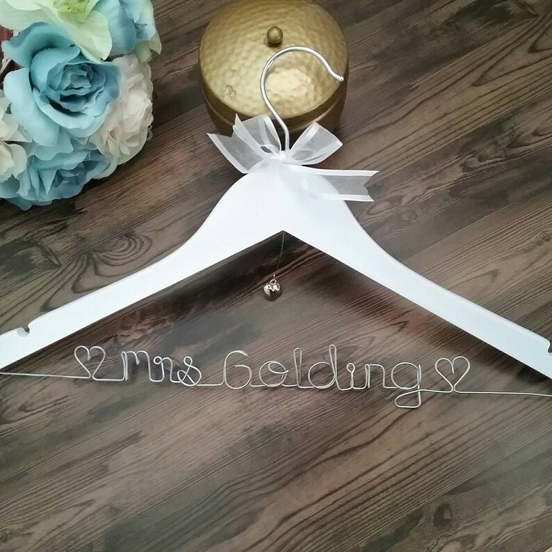 Personalised Coat Hanger Bridal Hanger Custom Hanger Etsy