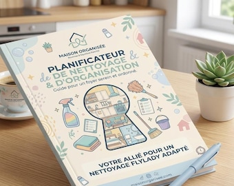 Cleaning and Organization Planner & Organization Guide