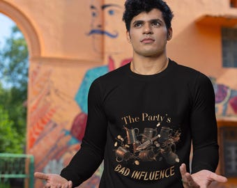 Party Bad Influence DnD Sweatshirt, Funny RPG Mead Ale Crewneck, Dungeons and Dragons Gift, Tabletop Gamer Pullover, Chaotic Neutral Jumper