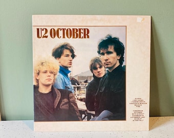 U2, October / Vinyl - Etsy