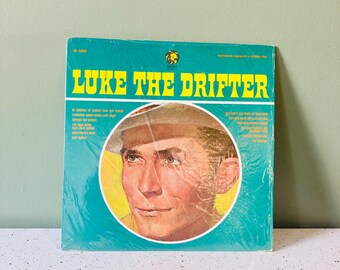 Hank Williams Jr. - Vintage Vinyl - Luke the Drifter - Record - 1968