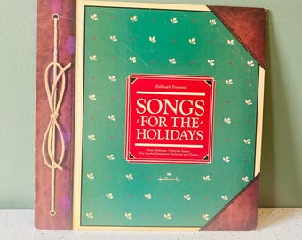 Hallmark Christmas - Vintage Vinyl - Songs for the Holidays Record - 1987