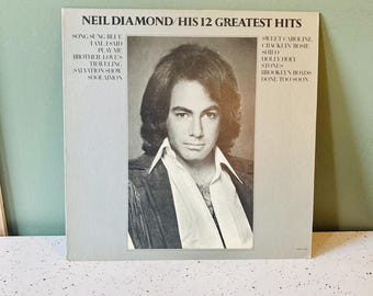 Neil Diamond - Vintage Vinyl - His 12 Greatest Hits - Record - 1974