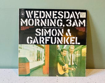Simon & Garfunkel - Vintage Vinyl -UK Import Wednesday Morning 3 A.M. - Record - 1964
