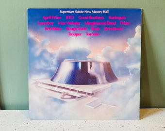 Rush and Others - Vintage Vinyl - Superstars Salute New Massey Hall - Record - 1981
