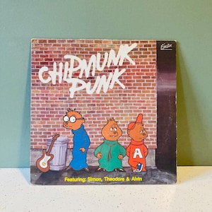 The Chipmunks - Vintage Vinyl  - Chipmunk Punk Record - 1980