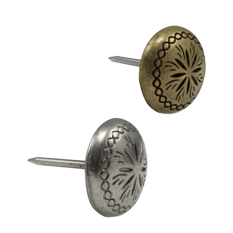Sunburst Upholstery Tacks 5/8 Leather Tacks 25 Pack Etsy
