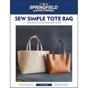 Sew Simple Reversible Tote Bag Pattern | DIY Leather Tote Bag