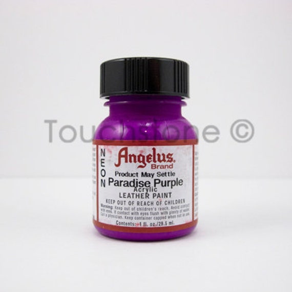 Neon Paradise Purple Angelus Acrylic Leather Paint 1oz Etsy