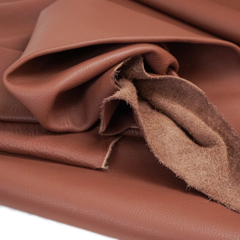 12 x 24 Springfield Leather Company Whiskey Cowhide Upholstery Leather Pre-Cuts 12 x 12