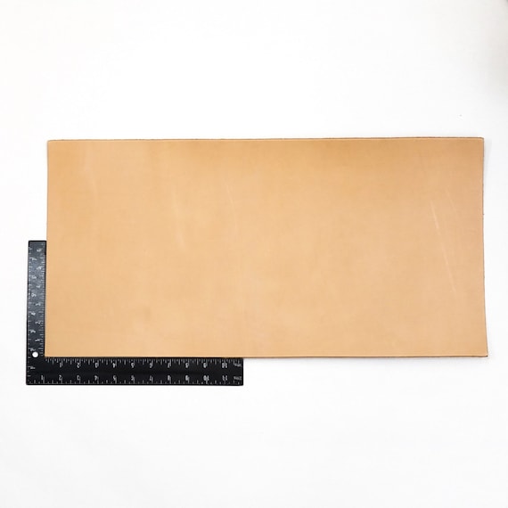 Pre-Cut Vegetable Tanned Tooling Leather with Snaps Neckerchief Slide