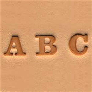 Juego de sellos de cuero con letras del alfabeto / Juego de sellos Craftmaster / Springfield Leather Company