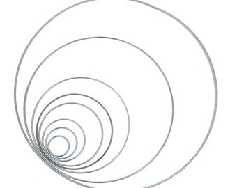Metalen ring mandala hoepel | Dromenvangers en knutselen | 2", 3", 4", 6", 7", 9", 14", 19"