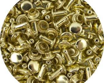 SLC Medium Double Capped Rivets |  100 Pack