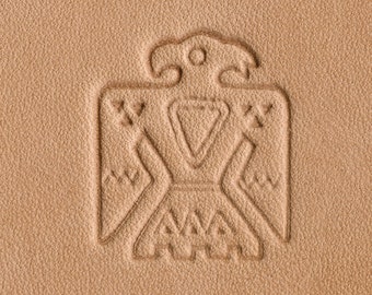 Thunderbird Leather Stamp | 2D Detail, Leather Crafting