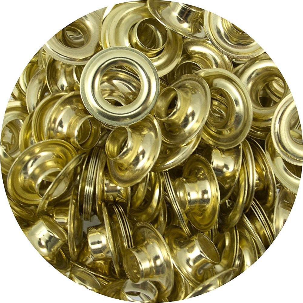 5/16 Solid Brass Grommets 10 Pack Etsy