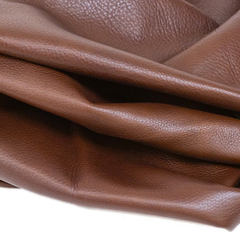 Springfield Leather Co. Deer Tanned Cowhide Leather Black Etsy