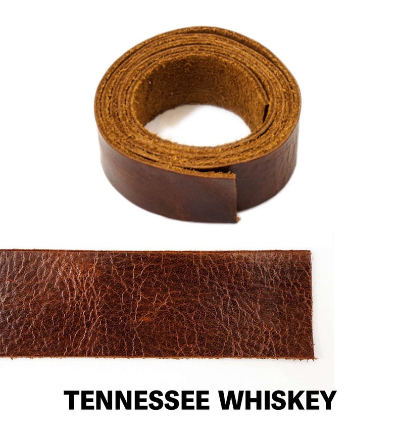 Oil Tan Leather Strap, 64 Tennessee Whiskey