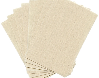 Canvas Burnishing Cloth - 10 Pack Great for Polishing and Burnishing Leather Edges.