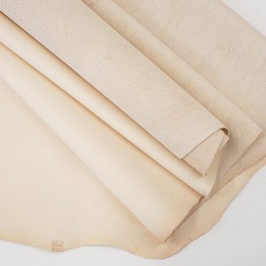 Sof-tan Veg Tan Leather | Rough Cut by the Square foot | Milled Import Leather