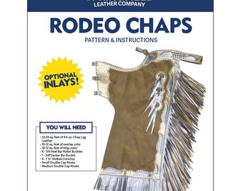PDF Womens or Mens Western Chaps Pattern
