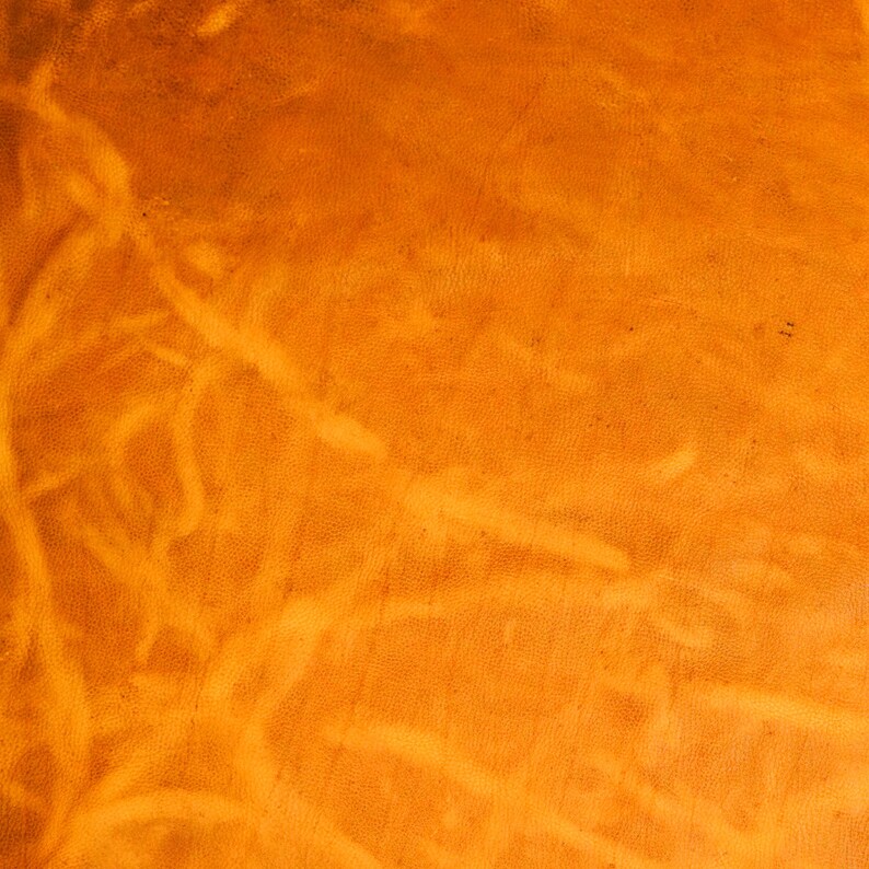 Pre-Cut Square Sheet Ranger Rust SLC Oil Tan Cowhide Leather Piece