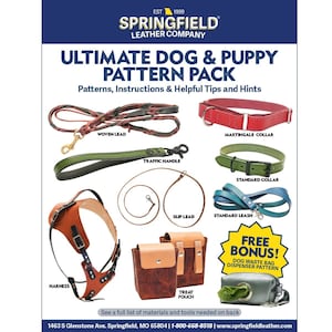 Ultimate Dog & Puppy Pattern | Leather Dog Collar Pattern | Leather Leash Pattern