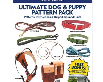 Ultimate Puppy Dog Pattern | Leather Dog Collar Pattern | Leather Leash Pattern
