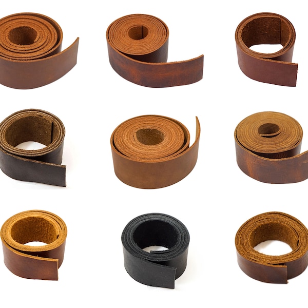 Leather Strips Etsy