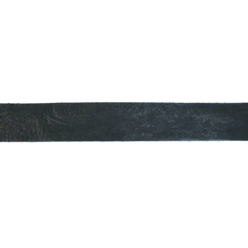 72 Black Belt Strip Latigo Cowhide Leather image 2