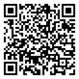 May include: Black and white QR code with a square shape.