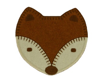 Felt Fox Iron on Patch/ Applique Fox Patch