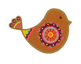 Iron on Patch Felt Bird Applique