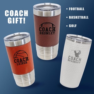 Coach Gift, Coaches Personalized Travel Tumbler, Football Coach Gift, Basketball Coach Gift, Golf Coach Gift, Coach Appreciation Gift Idea