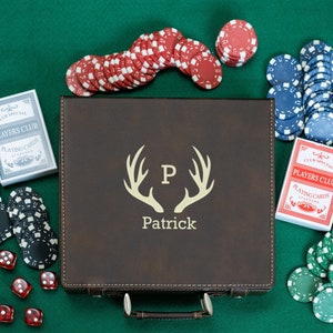 Groomsmen Poker Set, Groomsmen Gifts Poker Set, Gift for Groomsman, Poker Chip Set, Groomsmen Proposal, Best Man Gift, Bachelor Party Gift