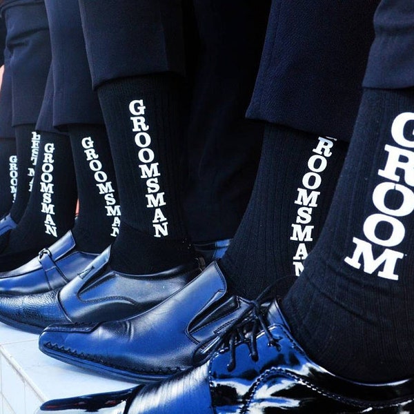 Groomsmen Dress Socks, Cheap Groomsmen Gift, Socks for the Groom, Best Man, Usher and Fathers to Wear on the Wedding Day