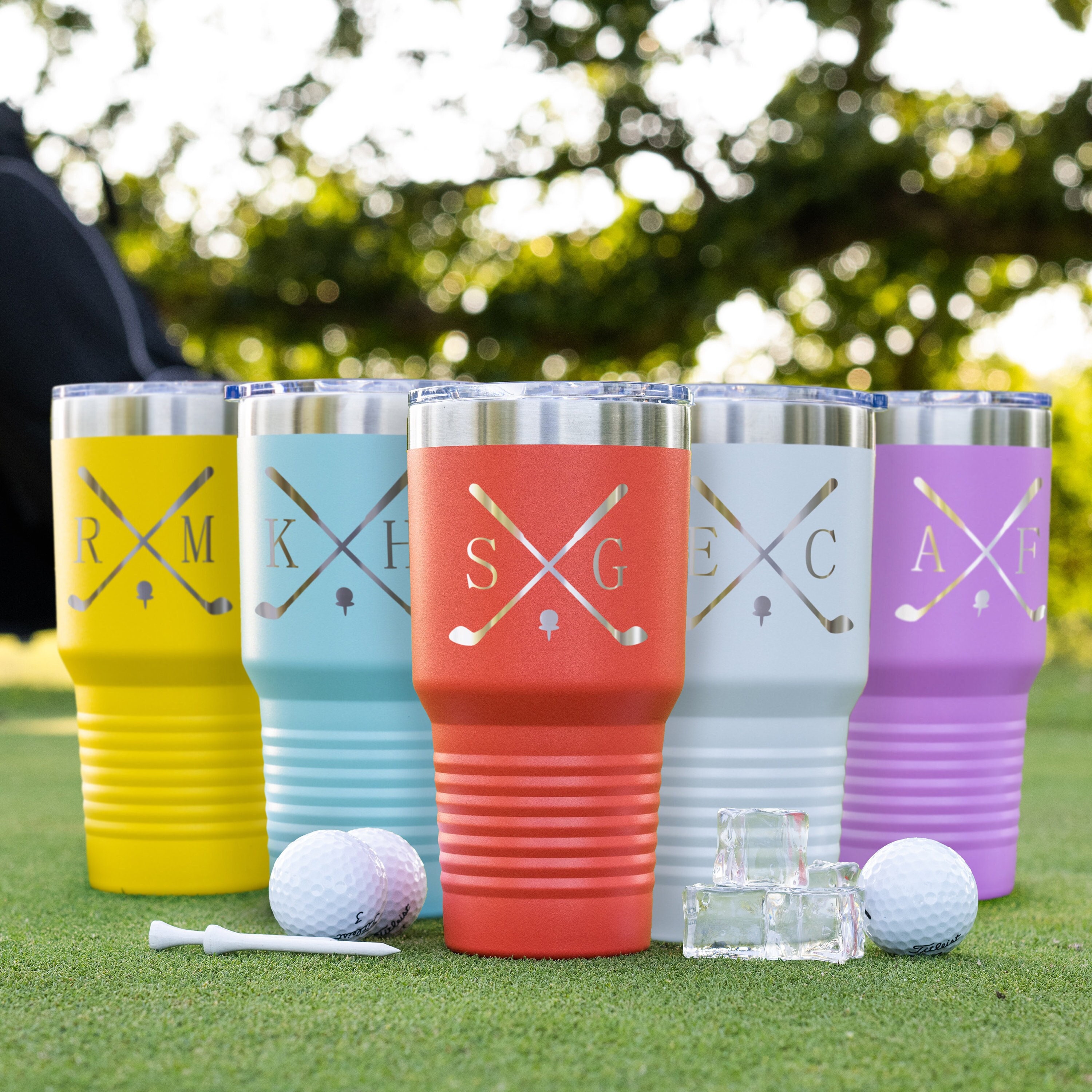 Golf Tournament Gifts & Prizes - NEW TITLEIST YETI TUMBLERS w