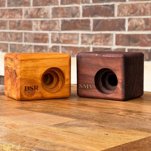 BEAT BLOCK Wooden Cell Phone Speaker, Engraved Speaker, Unique Christmas Gift for Men, Groomsmen Gift, Wireless Speaker iPhone and Android image 8