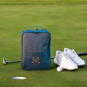 Personalized Men's Golf Shoe Bag, Embroidered Groomsmen Gift for Golfers, Christmas Gift Men image 6