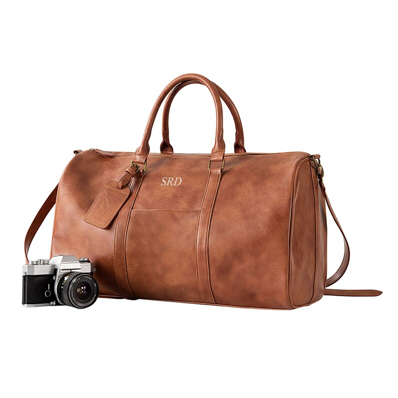 Groomsmen Gift Leather Duffle Bag Groomsman Gifts Etsy