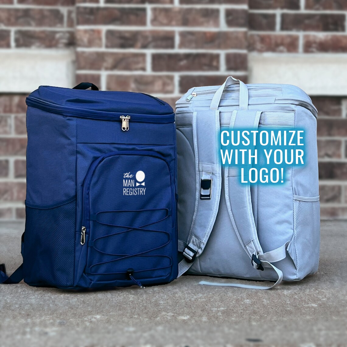 Corporate Gifts for Employees Custom Logo Backpack Cooler Etsy