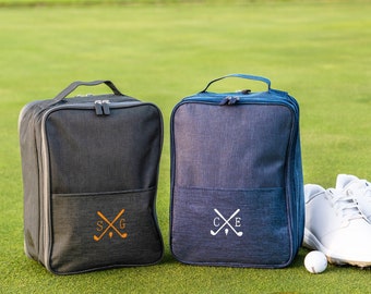 Golf Shoe Bag Groomsmen Gift, Personalized Gift for Men, Groomsman Golf Gift, Custom Gift for Golfer, Best Man Gift, Groomsmen Proposal Gift