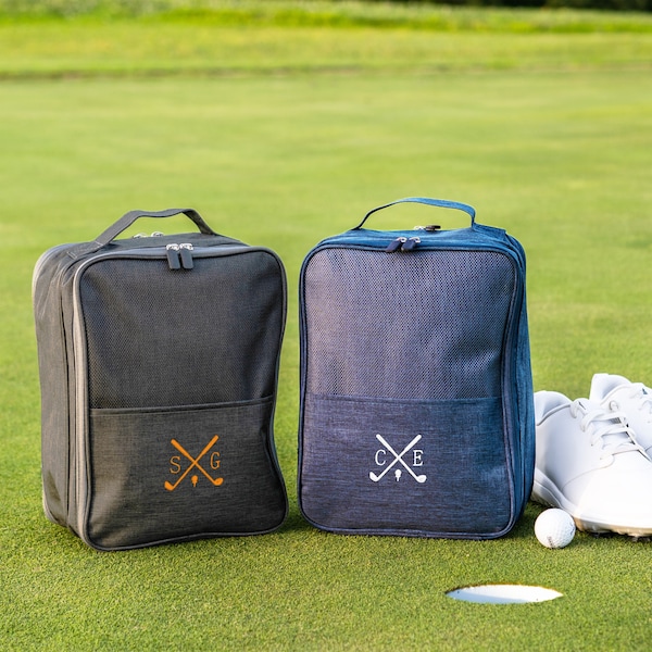 Golf Shoe Bag Groomsmen Gift, Personalized Gift for Men, Groomsman Golf Gift, Custom Gift for Golfer, Best Man Gift, Groomsmen Proposal Gift