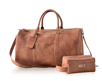 Best Anniversary Gift for Men, Valentine's Day Gift, Personalized Leather Bag, 3rd Anniversary Leather Gift for Husband, Gifts for Men